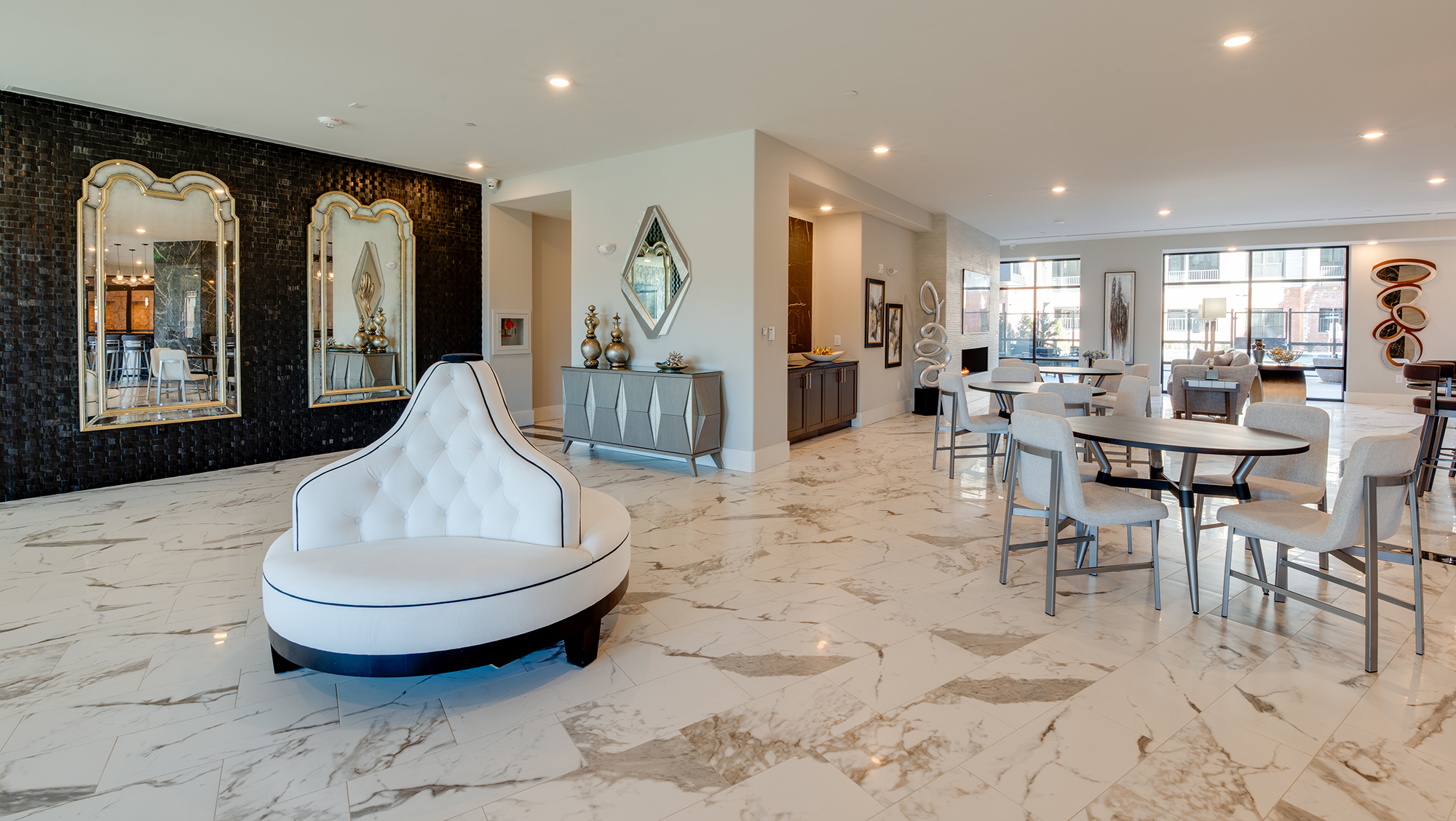 The Shirley Luxury Apartments Lobby